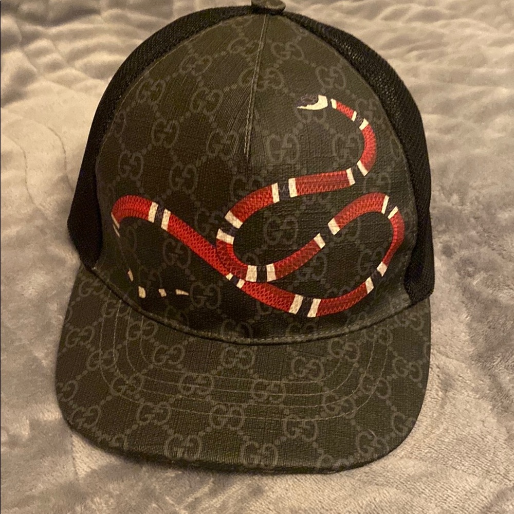 Gucci Black Snake Baseball Cap